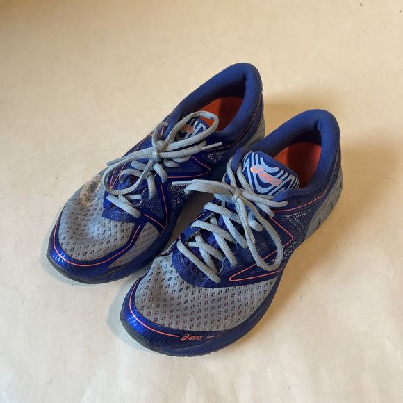 Asics Noosa FF Women's 8.5 Running Shoes Sneakers Athletic Blue T772N - Picture 4 of 10